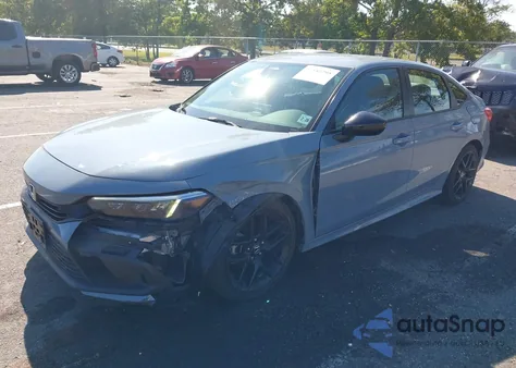 2023 Honda Civic Sport z USA, uszkodzony, nr VIN 2HGFE2F52PH556960